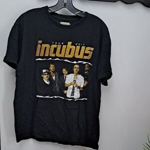Incubus Tour 2017 Black T-Shirt Size Large